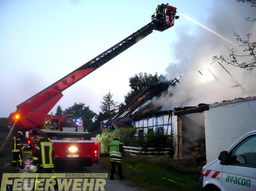 Wohnhausbrand Wöhningen August 2017