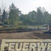 Erdarbeiten für den Anbau